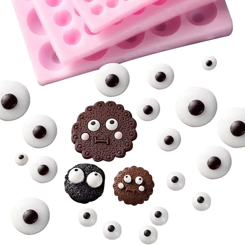 Mouse Eye Cooking Tools Silicone Fondant Gum Paste Mold Cake Decorating Clay Resin Sugar Candy Cake Sculpey