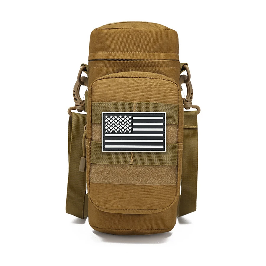 Outdoor Water Bottle Hanging Bag Camping Cycling Multi functional Shoulder Bag Sports Water Bottle Crossbody Bag