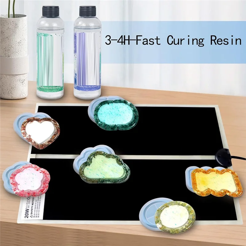 

KYCOR-Resin Heating Pad With Cover, Silicone Heating Pad Suitable For DIY Resin Mold US Plug