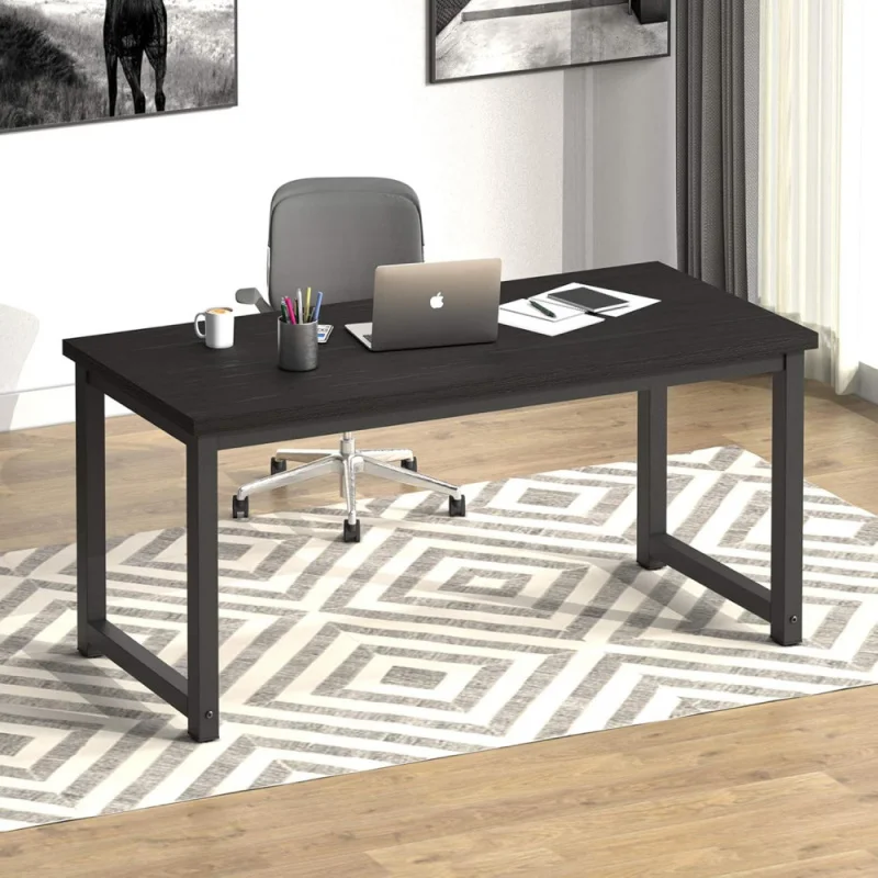 

63 inch Computer Desk,Modern Simple Style PC Table Office Desk Wide Workstation for Study Writing,Gaming and Home Office