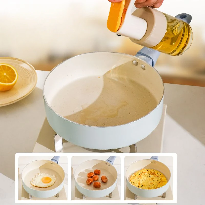 Baby Food Frying Pan Household Thickened Non-stick Frying Pot Kitchen Steak Egg Frying Pan Is Resistant To Scalding and Durable