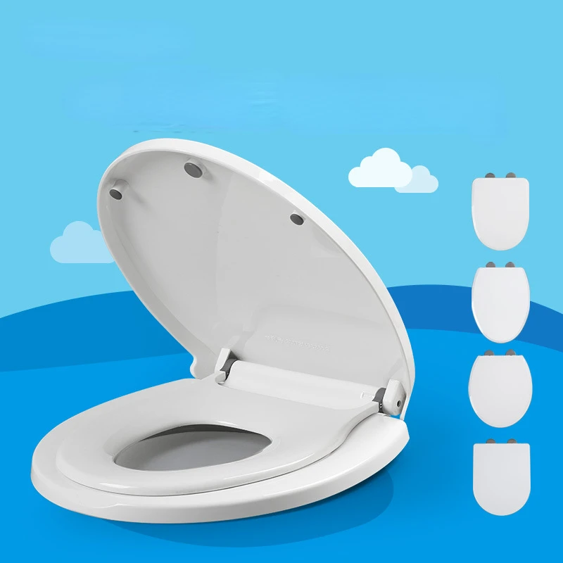 Double-layer Children\'s Toilet Training Toilet Seat Child Potty Training Cover Anti-fall Toilet Cover Slow-closing Travel Potty