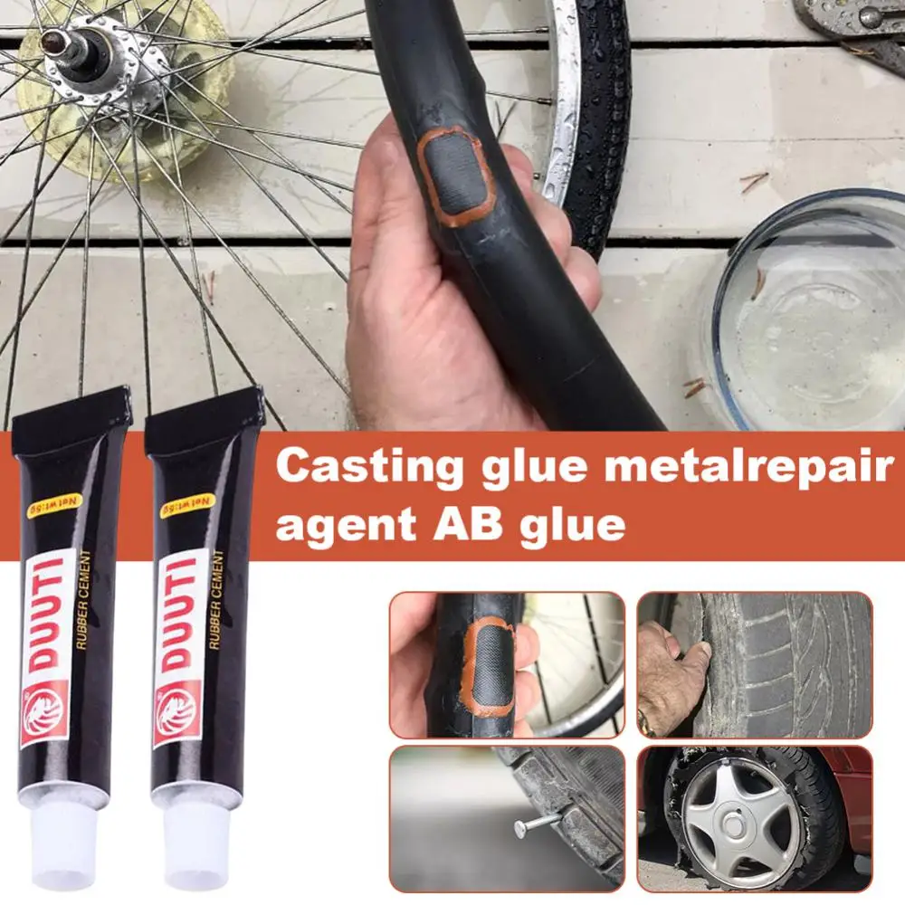 1pc/5g Tire Repair Glue Bicycle Repair Tool Bicycle Inner Tube Puncture Repair Cement Rubber Cold Patch Solution Bicycle Repaire