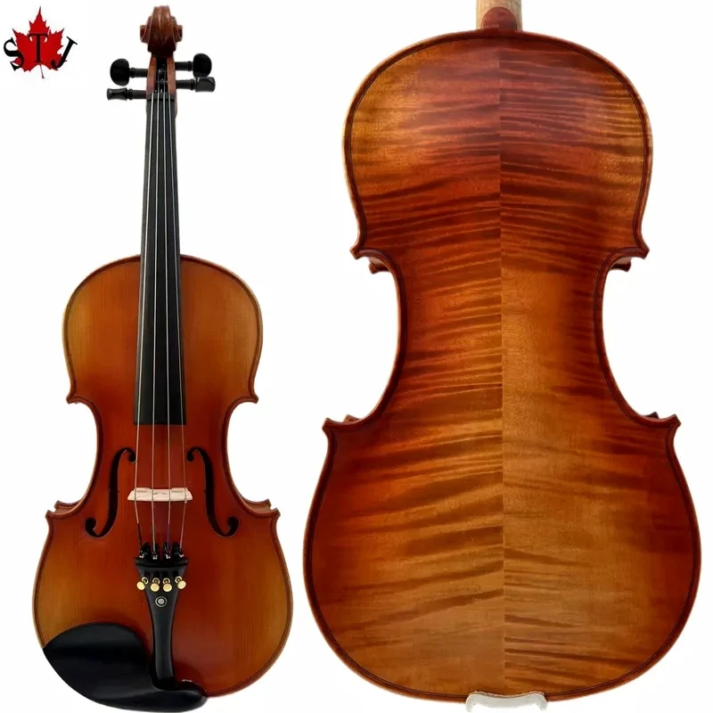 

Strad style SONG Brand Maestro 15 1/2" viola,inlay nice shell，claer and melodious sound #15434