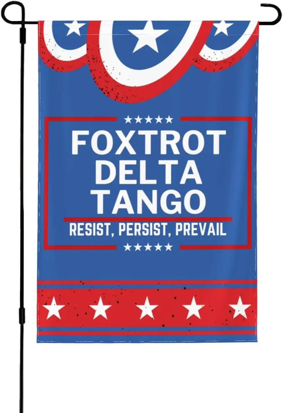 12X18 Double Sized, Foxtrot Delta Tango Garden Flag Vertical Outdoor House Decoration Yard Flag Sign AH EEN AAL HHM WZZ yyi