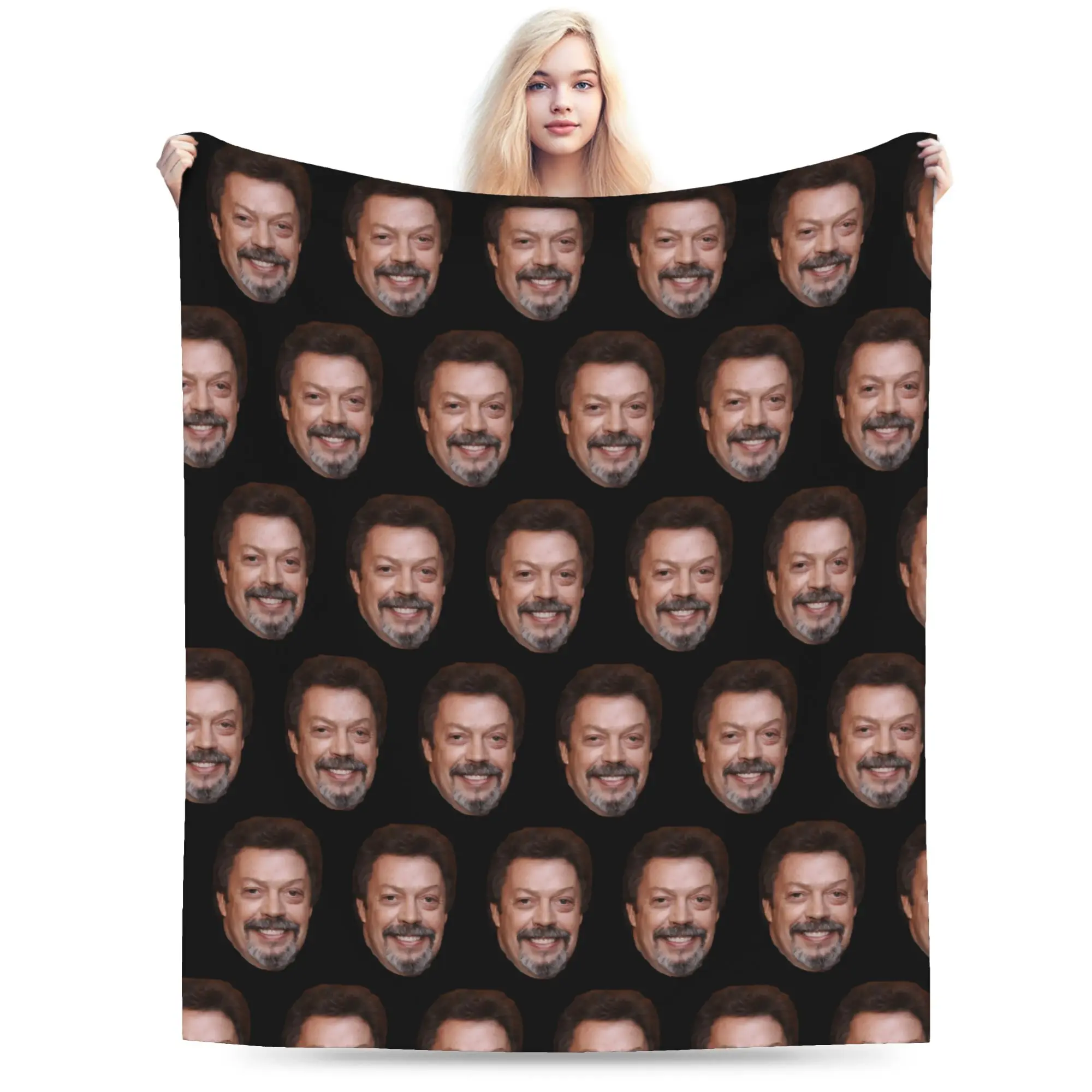 RIP Tim Curry Blanket Cozy Soft  Throw Blankets for Sofa 50x60 Inch Multi-size Bedding Throws