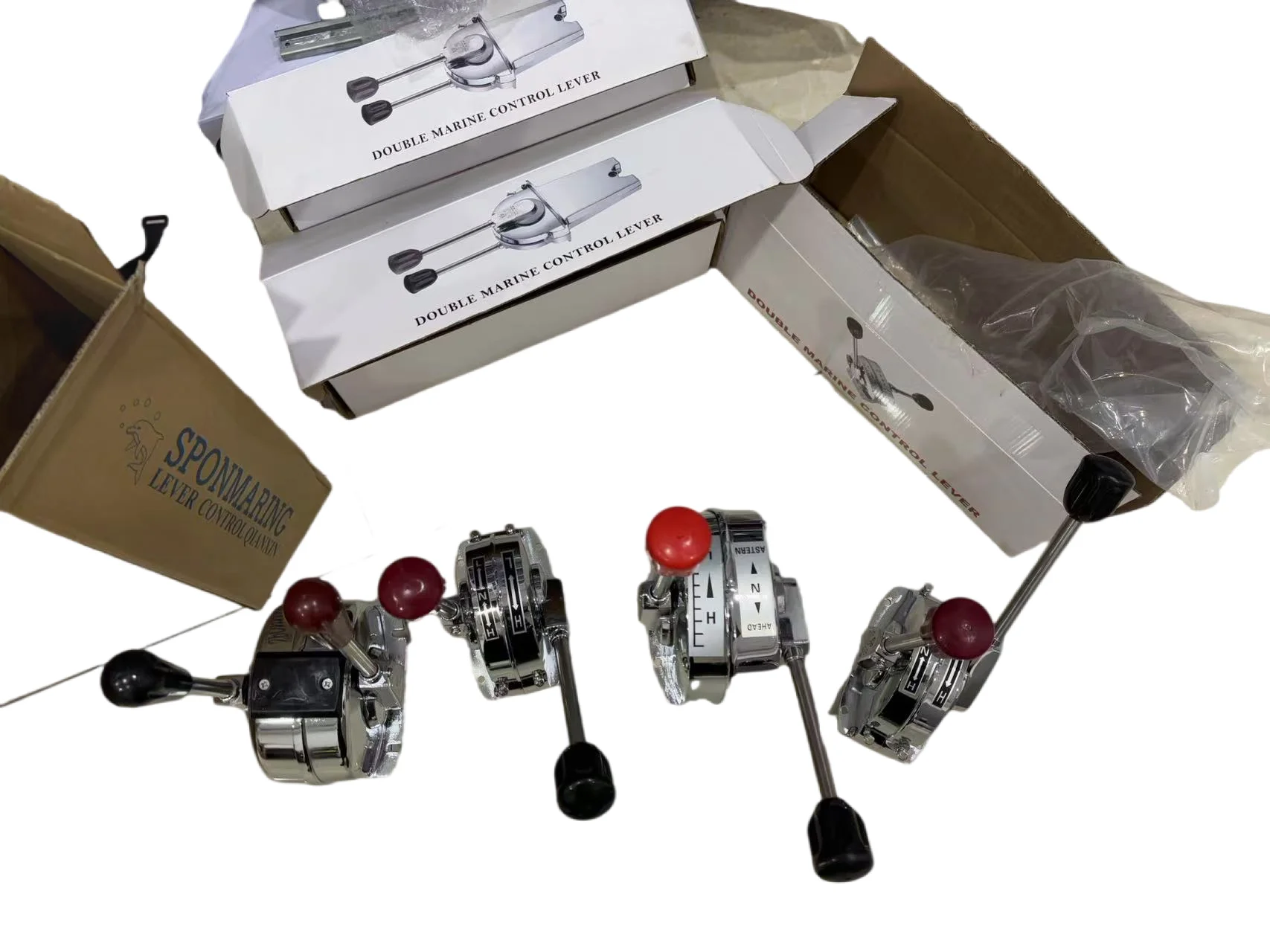 STLF-caja de Control de acelerador marino de alta calidad, mango de acelerador, caja de Control remoto fueraborda, cabezal de acelerador japonés