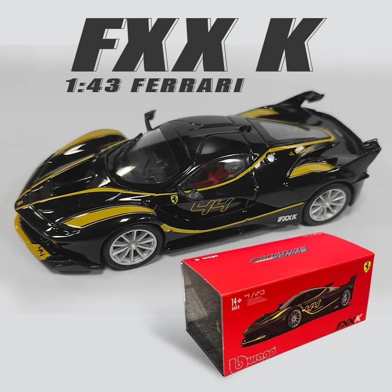 In Stock Bburago 1:43  Ferrari Sports Car Alloy Miniature Diecast Model Daytona Sp3 Ferrari Fxx K SF90 Stradale Toy Car Kid Gift