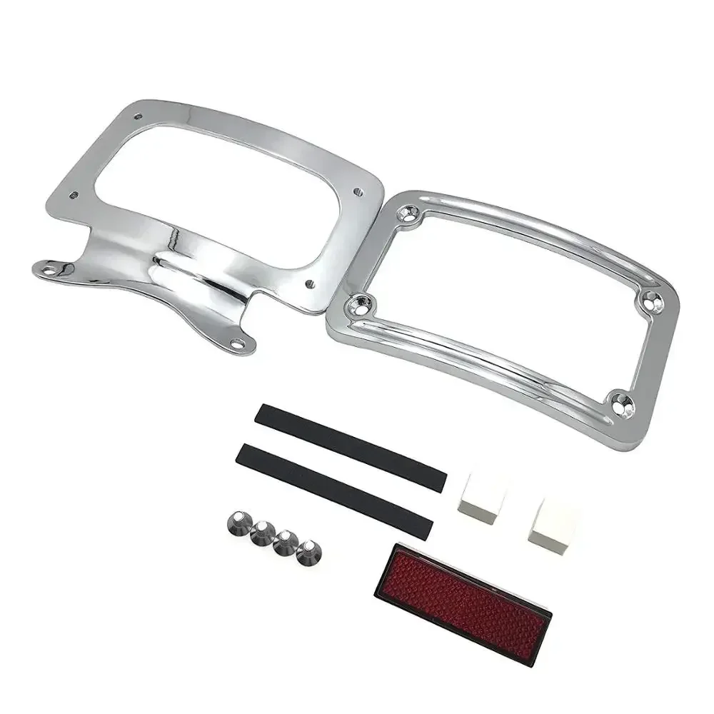 

Laydown Curved License Plate Bracket Tag Holder for Harley 2010-later FLHX, FLHXS, FLHXSE, FLTRX, FLTRXS and '10-'12 FLHXSE