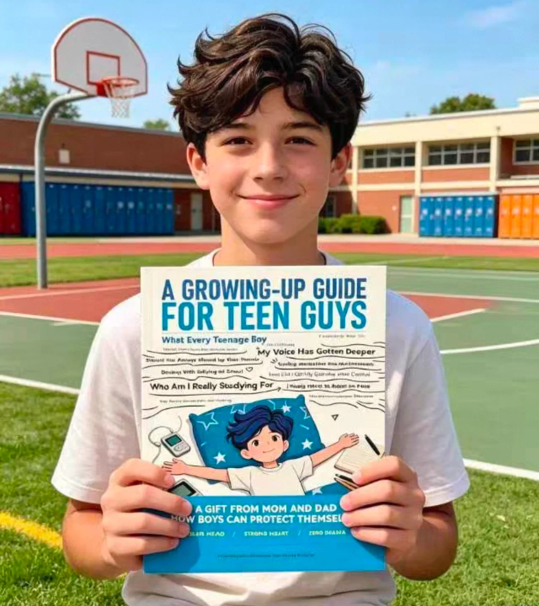 Teen Boys Growing Up Guide Book, A Growing-up Guide for Teen Guys, Puberty, Bullying, Mental Health & Self-protection in English