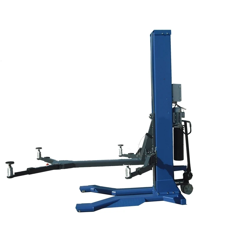 Hot Sale Movable Single Post Lifter 1 Post Car Lift  Capacity 2700kg Portable One Cylinder Vehicle hydraulic Lifting Machine