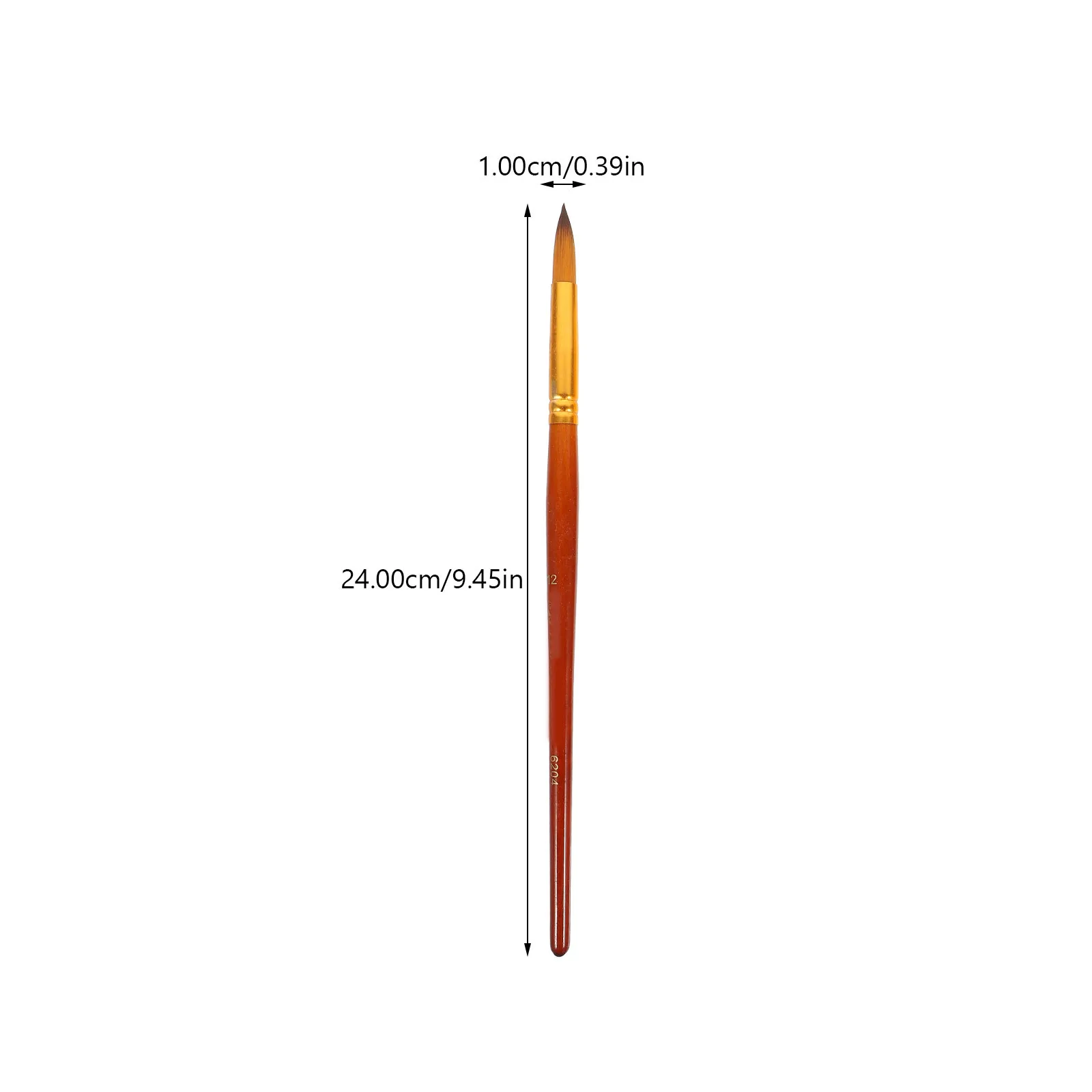 6 قطع من فرش الرسم الزيتي، تفاصيل دقيقة، متينة تدوم طويلاً لإعلانات الحائط، مجموعة فرشاة ألوان مائية #2