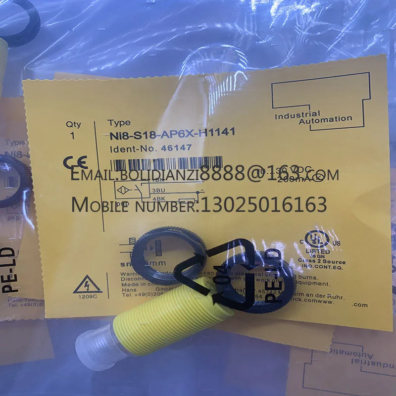 

New sensor proximity switch in stock BI8/BI5/NI8-S18-AP6X NI8-S18-AN6X