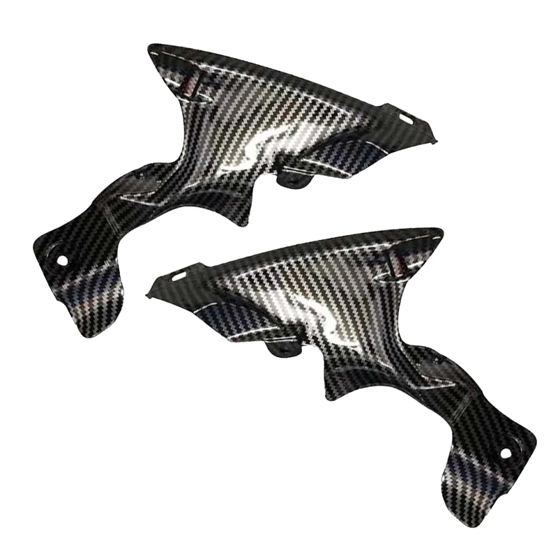 

1 Pair Air Ram Intake Duct Bracket Fairing ABS Fit for Yamaha YZF R1 2007 2008 Carbon Fiber Style Black