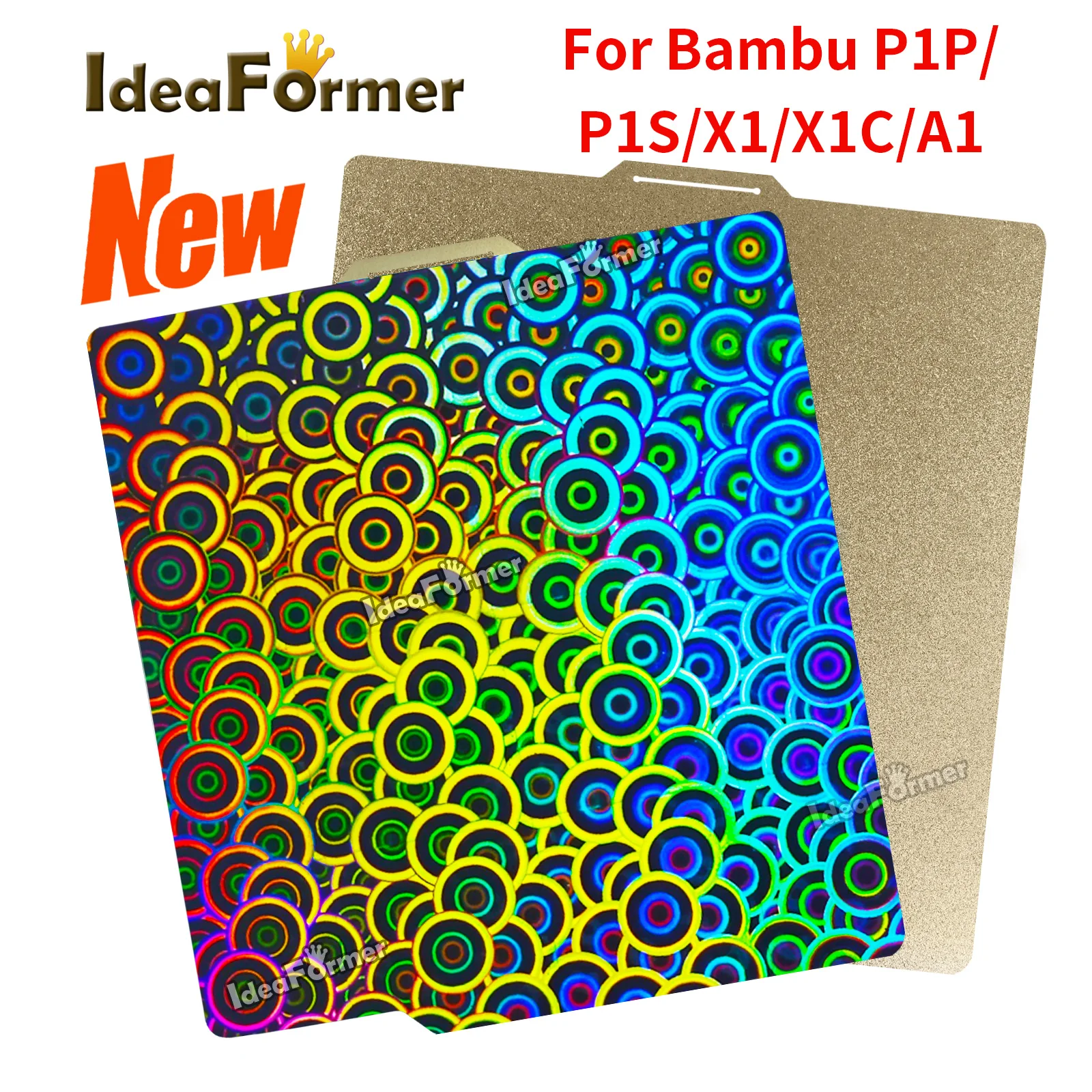 

Pei Texture Build Plate Bambu Lab X1 P1P A1 PEI Sheet PEO Smooth X1C PET Carbon Sheet for Bamboo lab x1c Bambulabs P1s a1 Plate