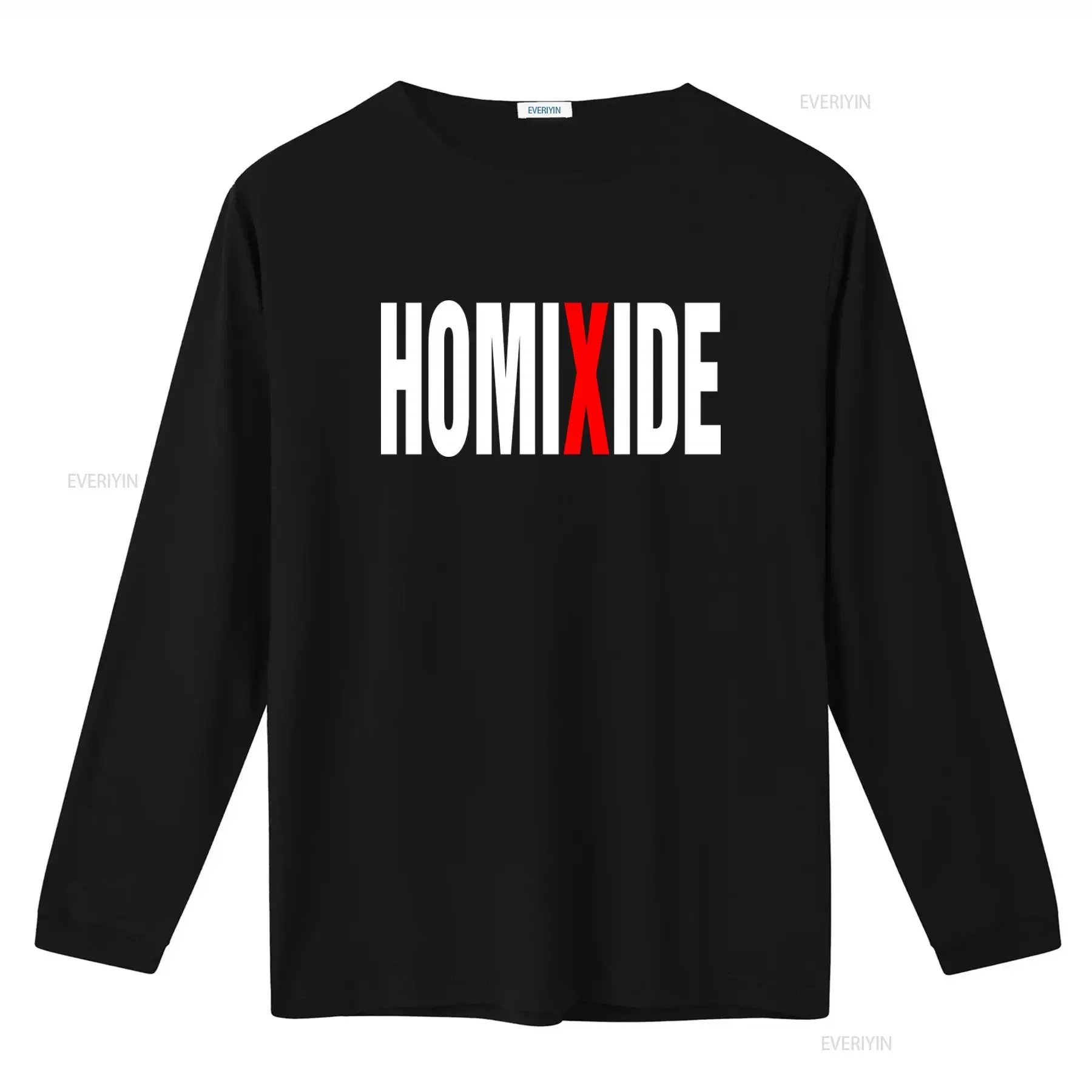 Homixide Gang Print T Shirt for Fashion Streetwear  vintage Washed Top For Everyday Wear streetwear homme graphic Versatile