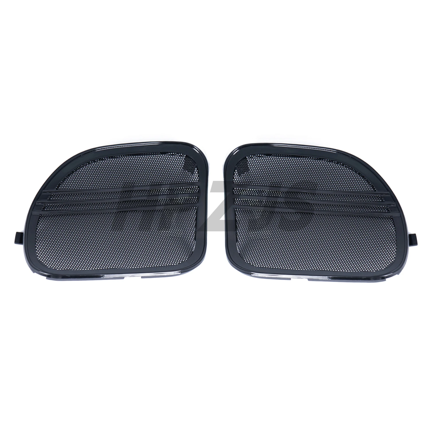 

For Harley Touring Road Glide Special FLTRX 2015-2023 Black/Chrome Motorcycle Tri Line Speaker Grills Trim Horn Cover