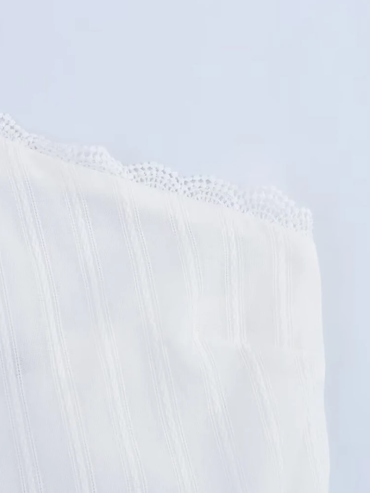 Estilo europeu e americano verão novas roupas femininas em camadas decoração sem costas halter pescoço suspender mini vestido