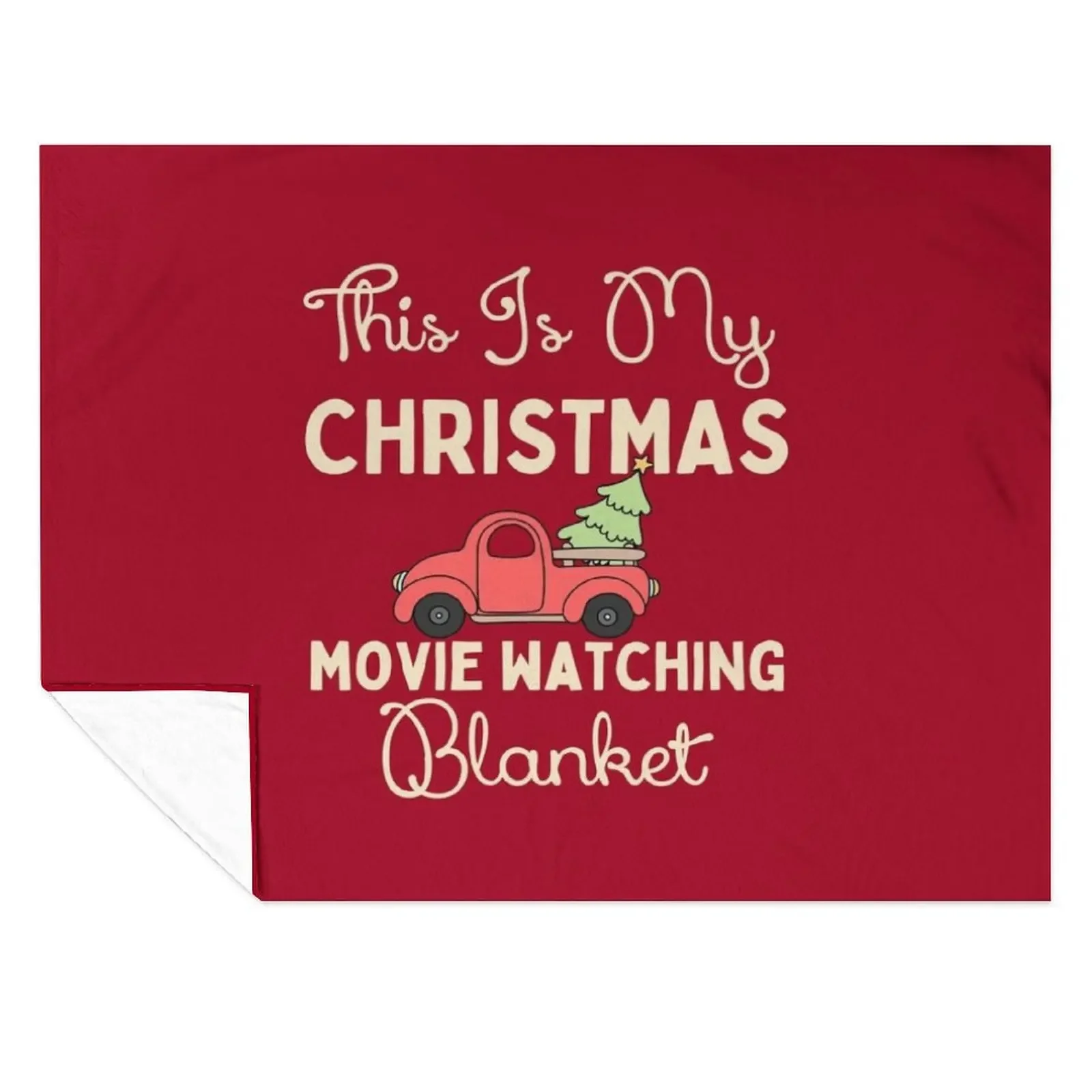 

This is My Christmas Movie Watching Blanket, Cute Throw Blanket Soft Big Polar Sleeping Bag manga Blankets