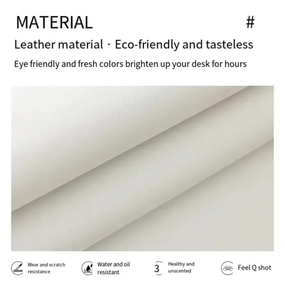 Modern Simple Waterproof Oilproof Tablecloth Study Table Mat Mouse Pad Leather Heat Insulation Anti-scald Table Mat Home Decor