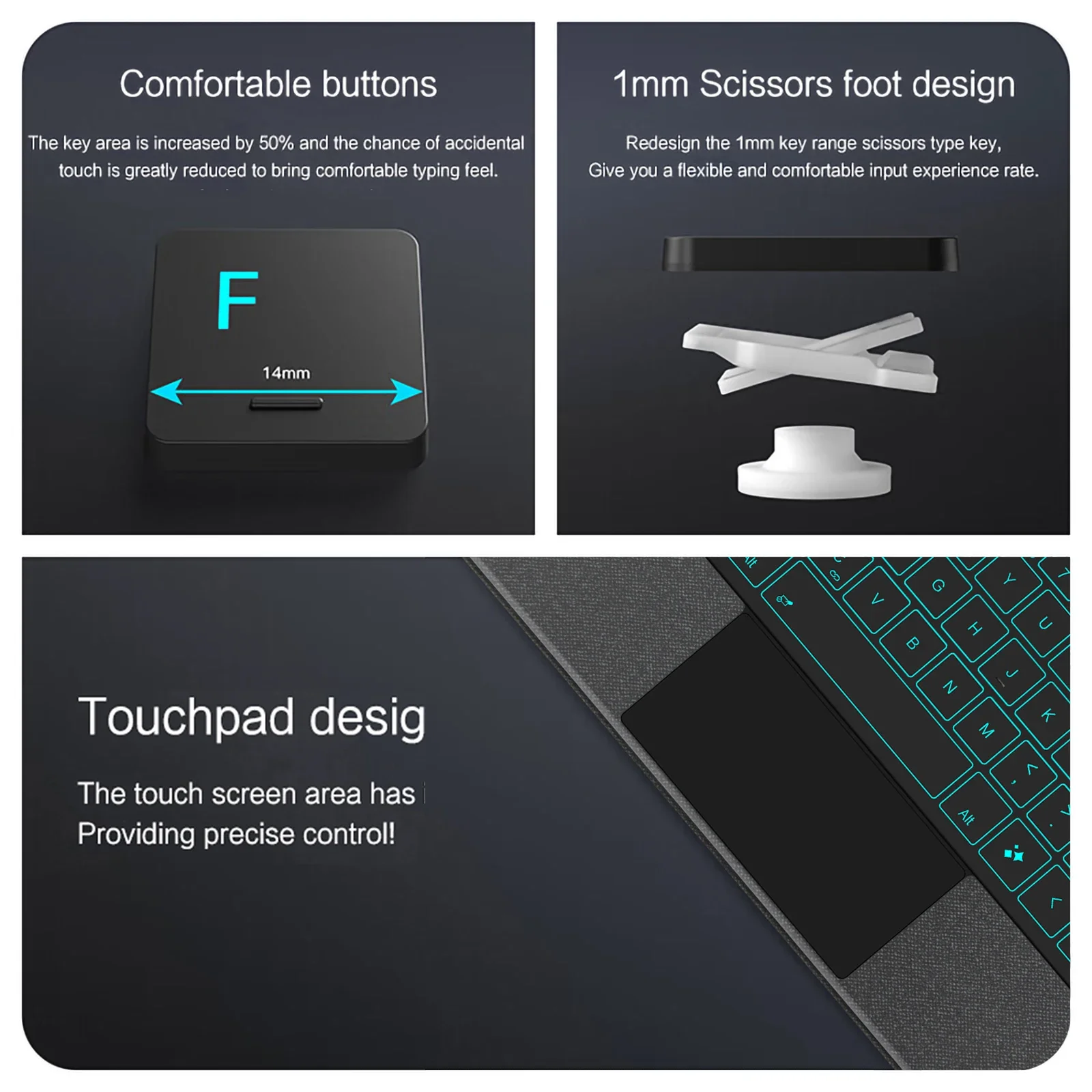 เคสคีย์บอร์ดทรงกลมสำหรับหัวเว่ย MatePad C5 BZT3 แท็บเล็ตขนาด 10.4 นิ้ว คีย์บอร์ดไร้สายแบบวงกลมพร้อมที่ใส่ปากกา