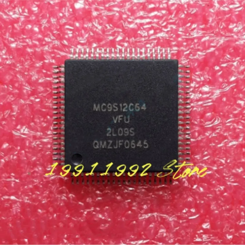2PCS New MC9S12C64VFU QFP80 Microcontroller chip IC