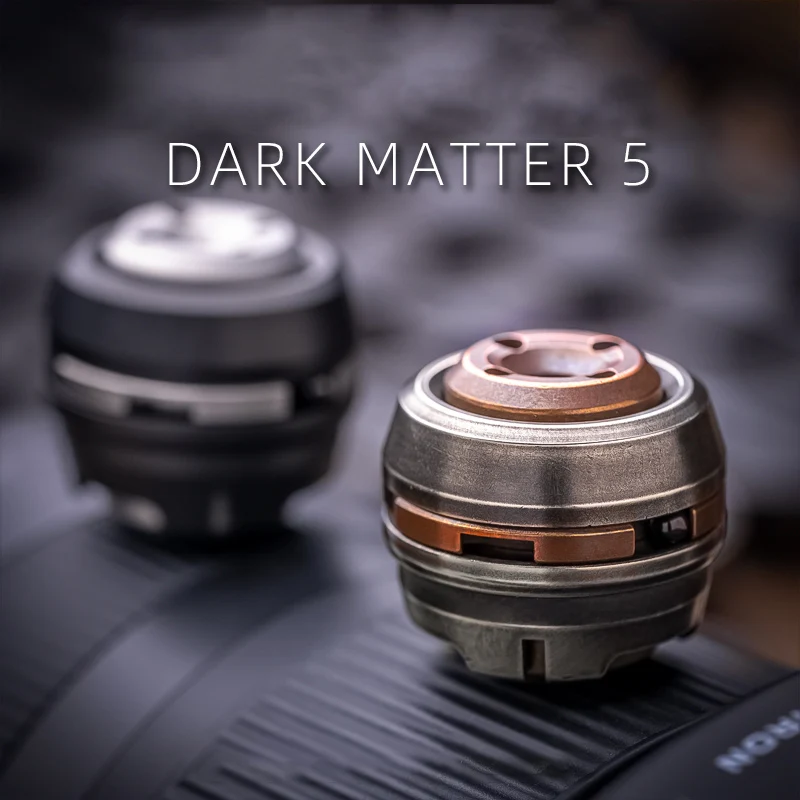 GEEZ Dark Matter 5.0 Mini Fingertip Gyro Knife Pendant Noise Beads  Metal Fidget Slider Cool Toys Stress Relief Hand Spinner