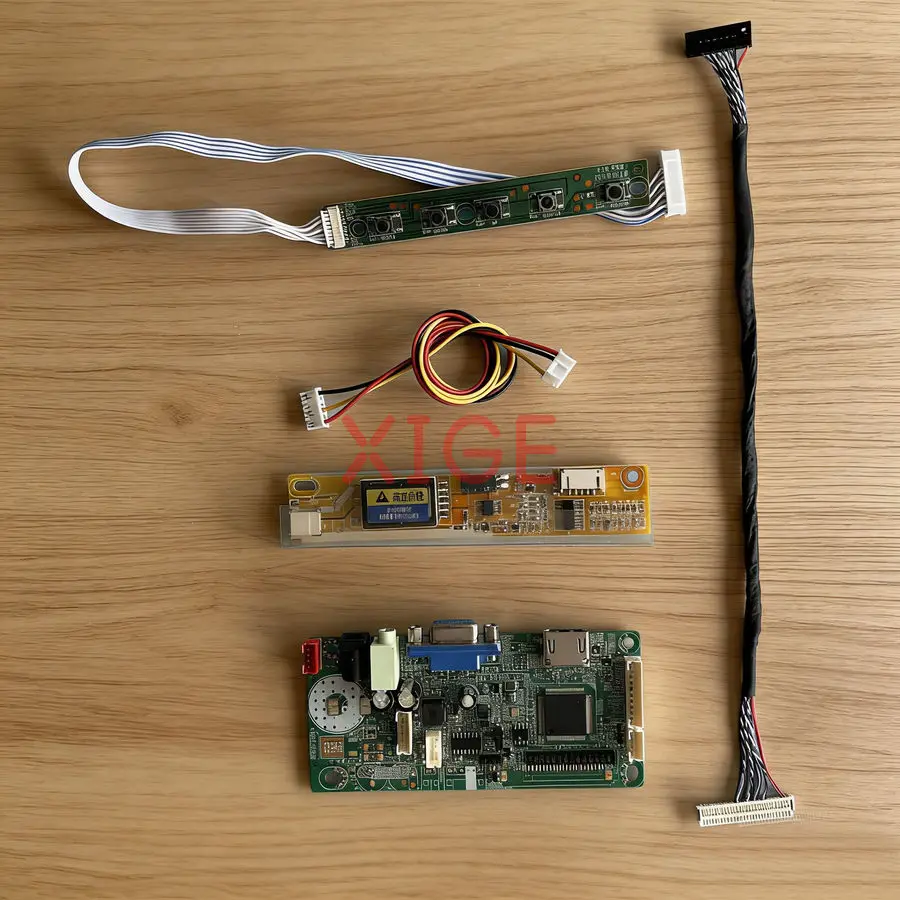 

Для CLAA154WB03 CLAA154WB08 CLAA154WB05 CLAA154WB04 комплект платы контроллера привода DIY 1-CCFL 1280*800 30-контактный LVDS 1280x800 VGA + HDMI