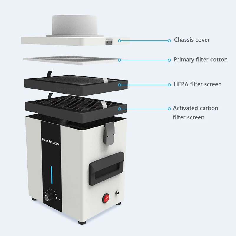 Laser Smoke Absorber Solder Welding Smoke Purifier 110V-240V Fume Extractor For Welding Solder Laser Machine CNC Machine.