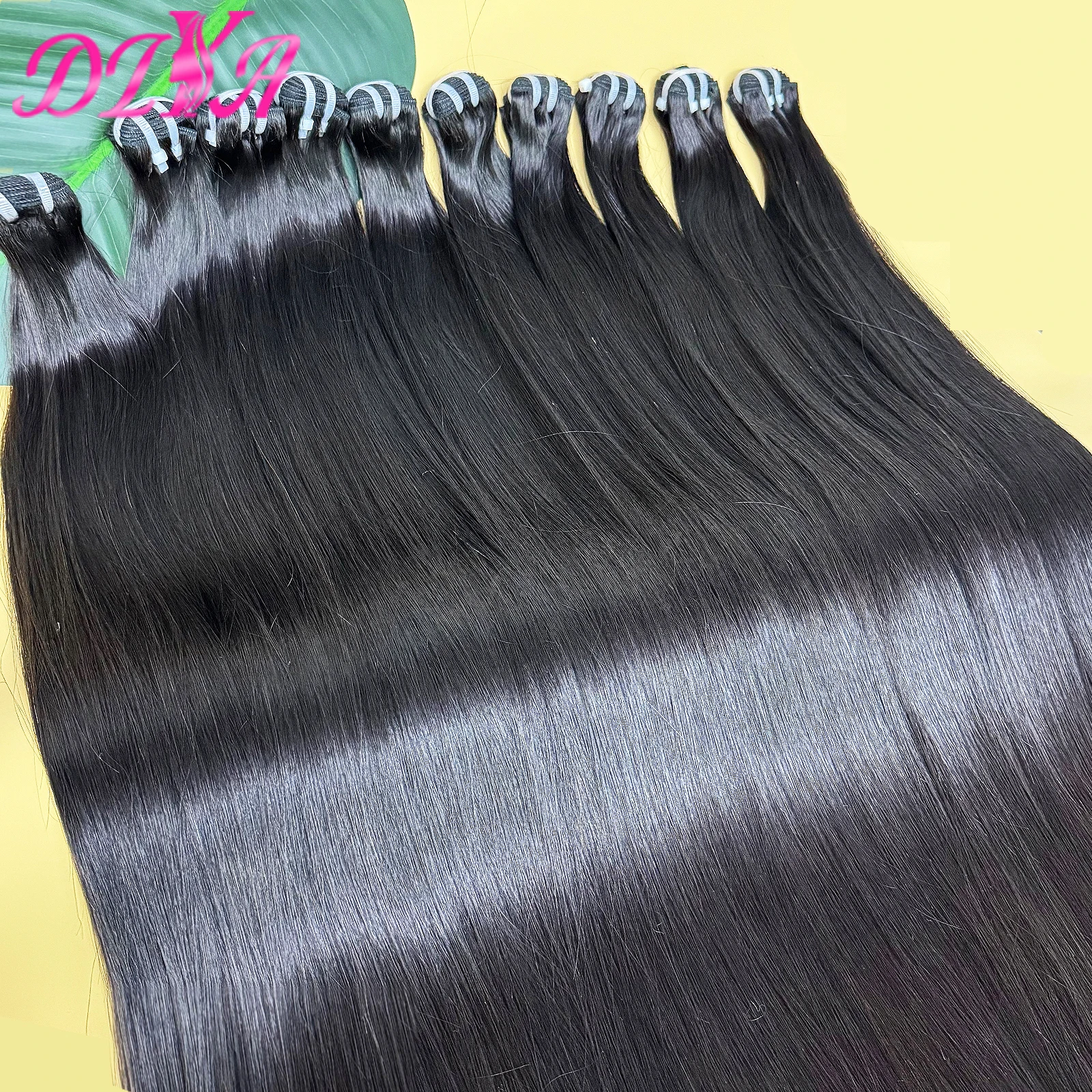 16A Grade Unprocessed Raw Vietnamese Hair Bundle Super Double Drawn Bone Straight Human Hair Bundles 100% Virgin Hair Extensions