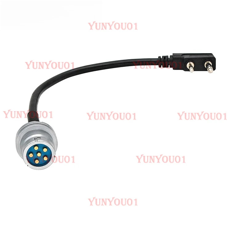 Tactical Handset 152/148 Modification U-283/U 6-pin Base Adapter K Head, Adapter Cable