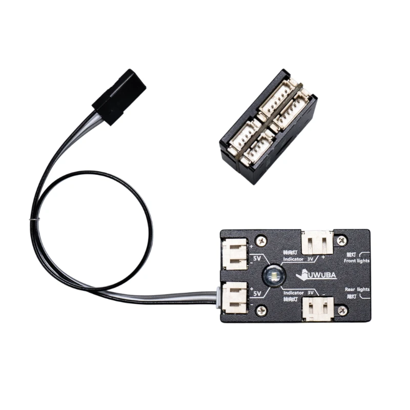 JUWUBA JV2.1 Lighting Set Receiver Four-Toned Sound Group Nooxionn Lighting set For 1/14 Tamiyaa RC Truck DIY Toy Model Parts