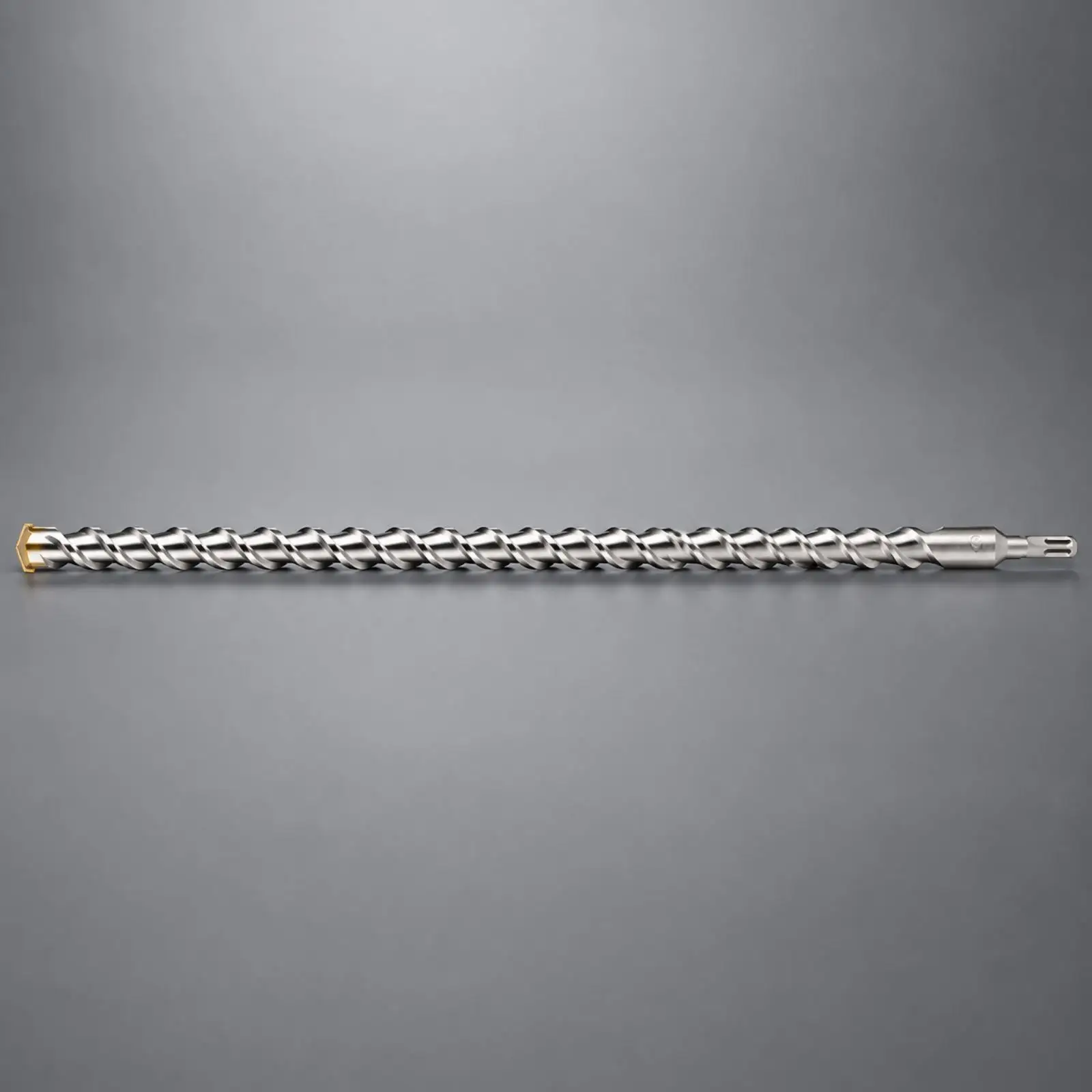 Long Reach Tungsten Drill Bit for Concrete and Granite Masonry Boring Tool with Helical Flute Four Groove Shank for Power Drill