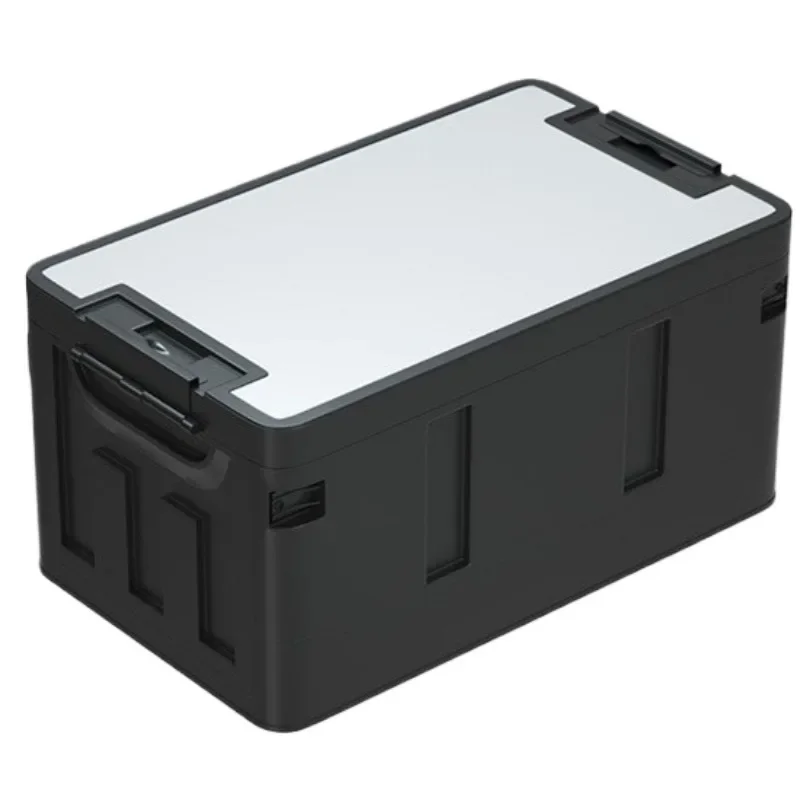 

35L 60L wooden sleeve series aluminum alloy fabric outdoor foldable jewelry shoes plastic storage box