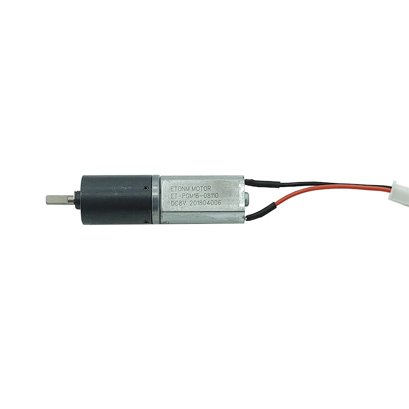 16mm Planetary Gear Motor DC 3V-8V 30-100RPM High Torque 4-Stage Metal Gear Micro for DIY Robot 1PCS