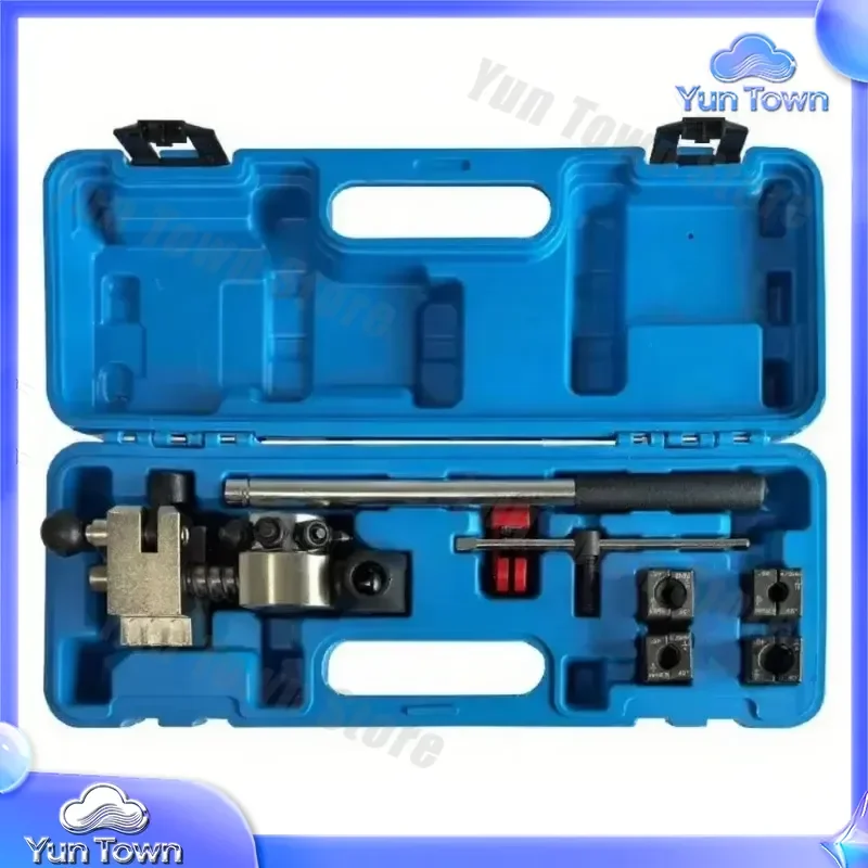Brake Tube Reaming Tool for Brake Line Flaring Tool for 45 Degree Single Double Brake Tube Expansion for Automotive