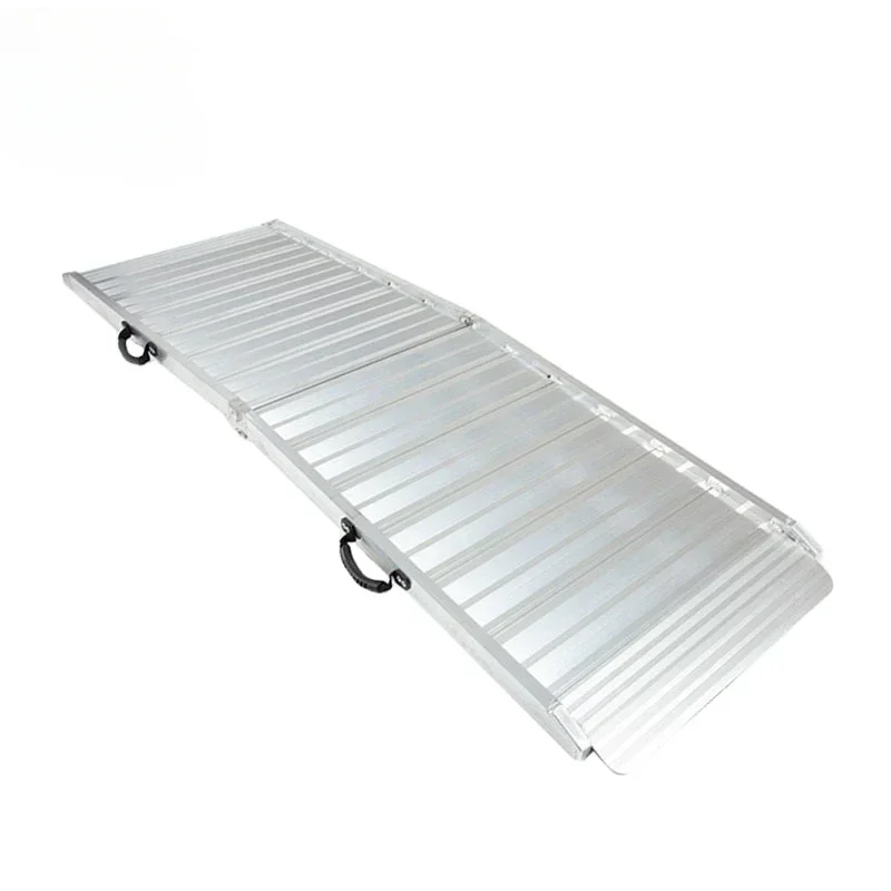 Outdoor portable lightweight 6 foot aluminum alloy access portable folding ramp for wheelchair