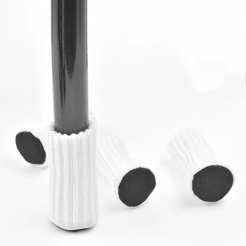 16PCS Furniture Feet Knitted Protectors Chair Legs Floor Anti-Slip Pads Table Legs Socks for Floor Protectors Chair Pads Cover