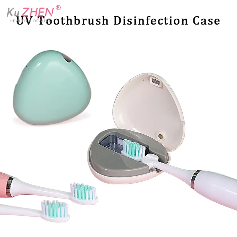 New Toothbrush Sanitizer Box Toothbrush Sanitizer Blue Light UV Toothbrush Head Disinfection Box Sterilizer Portable Toothbrush