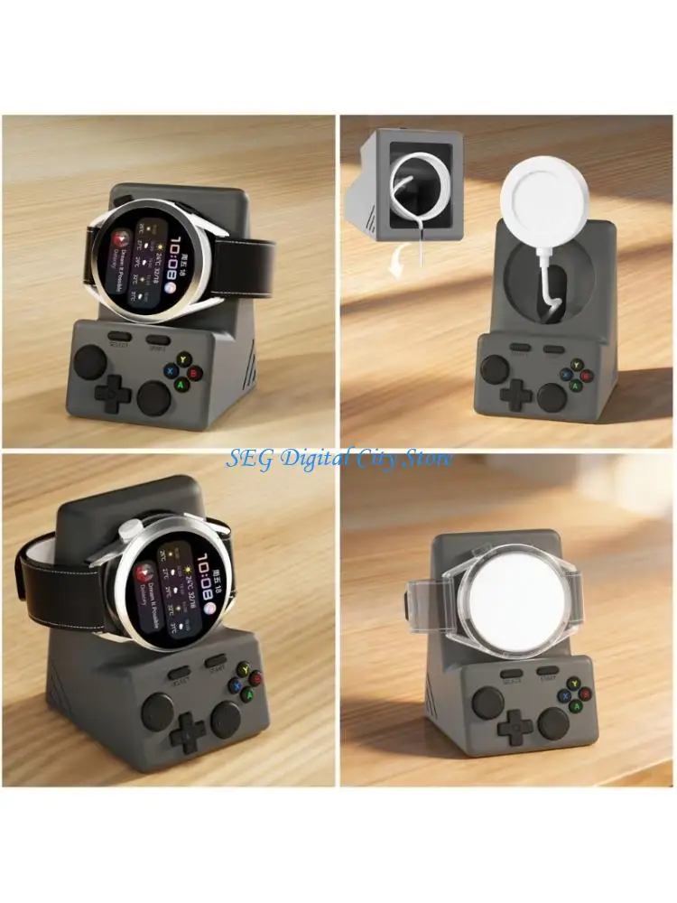 U75B Charging Station For Watch Featuring Anti Slip Bottom And Minimalist Structure Smartwatch Charging Dock