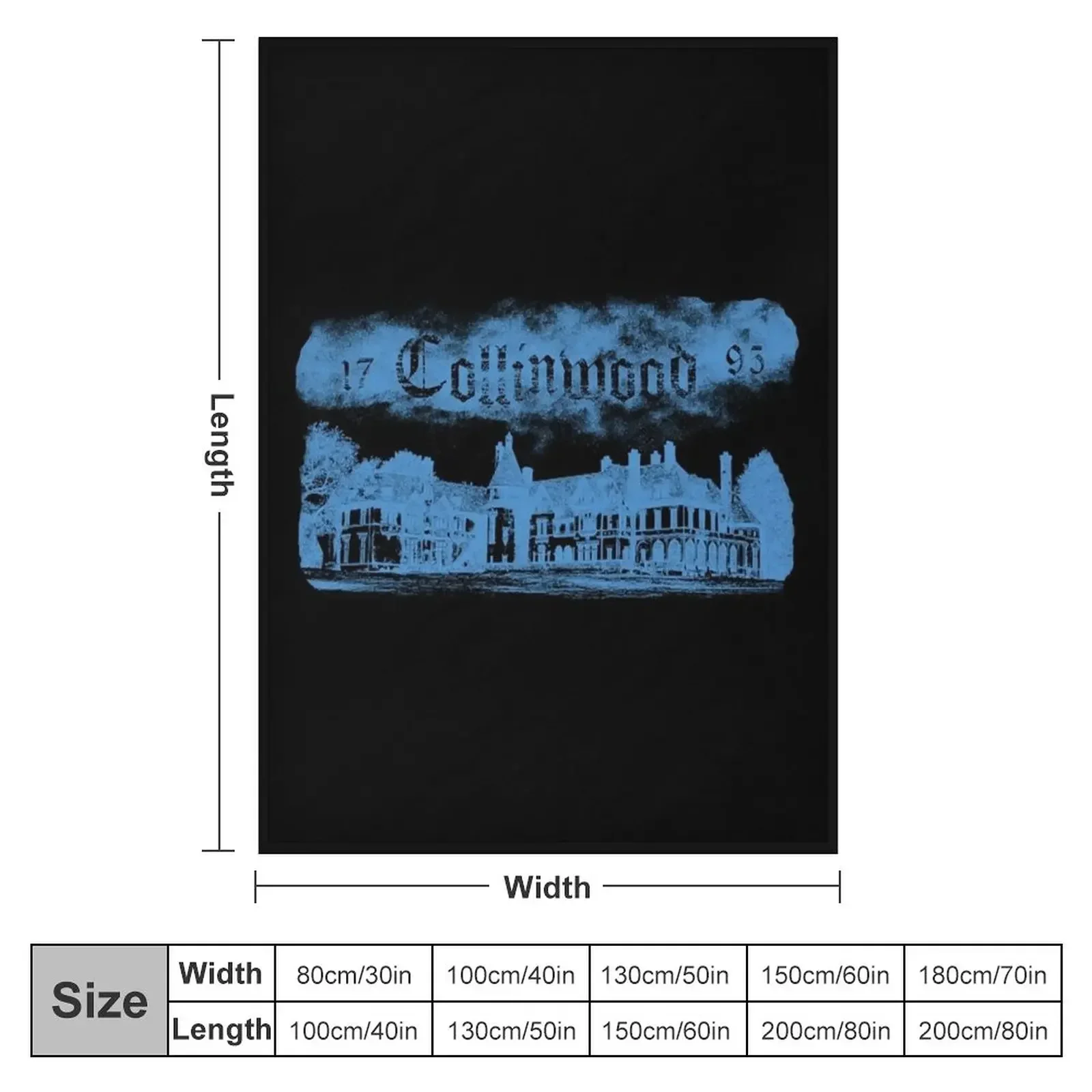 Collinwood Mansion from Dark Shadows Throw Blanket For Baby Hairys Soft Big Picnic Decorative Sofa Blankets