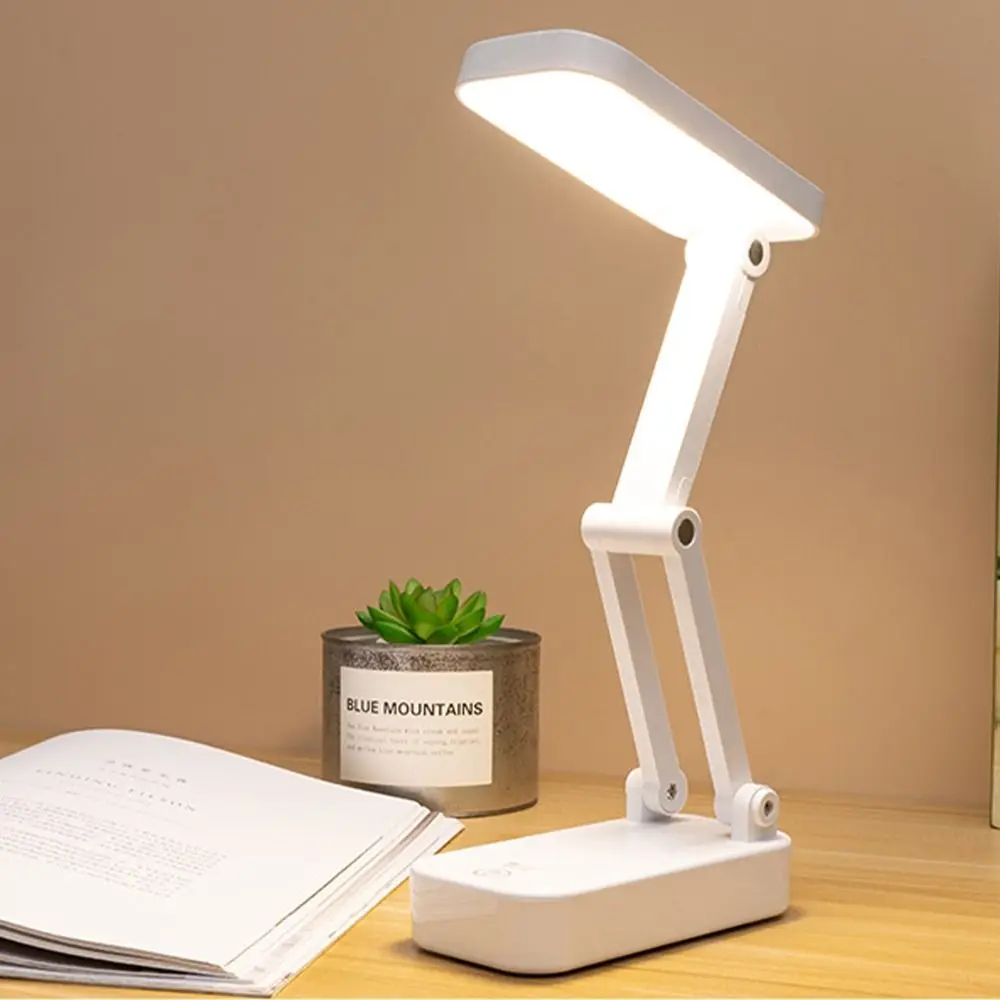 Imagem -04 - Economia de Energia Dobrável Solar Powered Desk Lamp Carregamento Usb Luz de Leitura Regulável Portátil Touch Table Lamp para Estudante