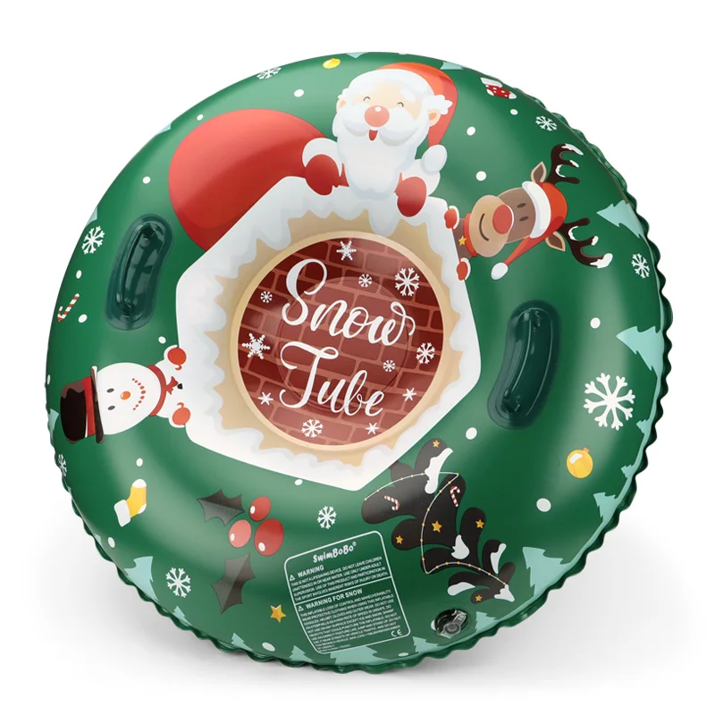 PVC 재질의 튼튼한 눈썰매, 어린이용 겨울 야외 썰매 스포츠, 재미있는 겨울 눈썰매