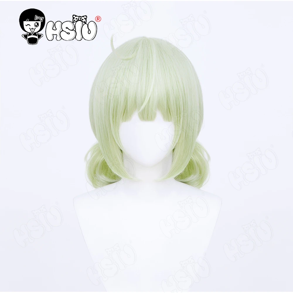 Parrucca Cosplay Kiwi Araga parrucca sintetica in fibra Anime I ammiri magical girls milwauhsiu h55light turchese short hai Halloween Role Play parrucche