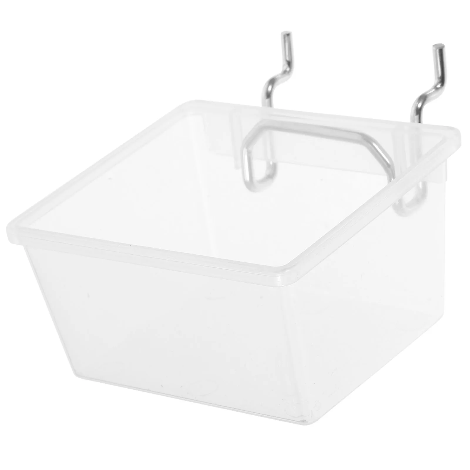 

Pegboard Hooks Anti-static Storage Boxes Transparent Small Bins with Stand for Hardware Organizer Nails Screws Garage Tool