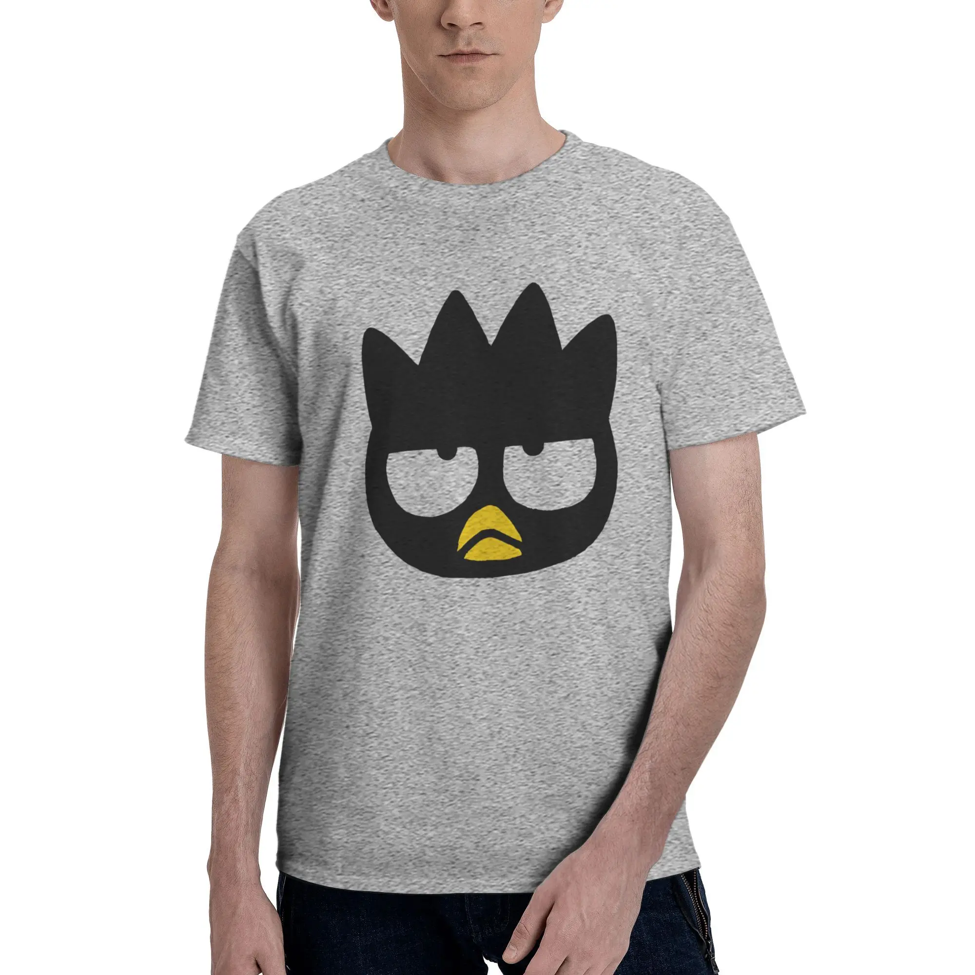 

Мужская футболка Bad Badtz Maru, новинка, футболка с комиксами, уникальные футболки с короткими рукавами, хлопковая футболка, идея подарка