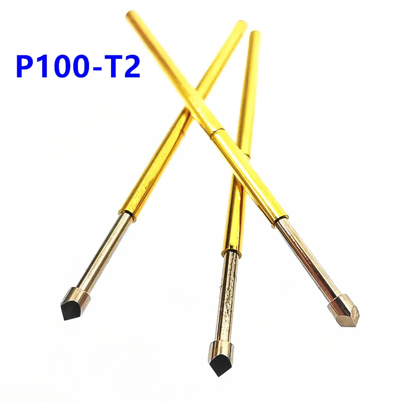 100PCS PA100-T2 Spring Test Probe Pin Tube Outer Diameter 1.36mm Needle Total Length 33.35mm Used To Test Circuit Board