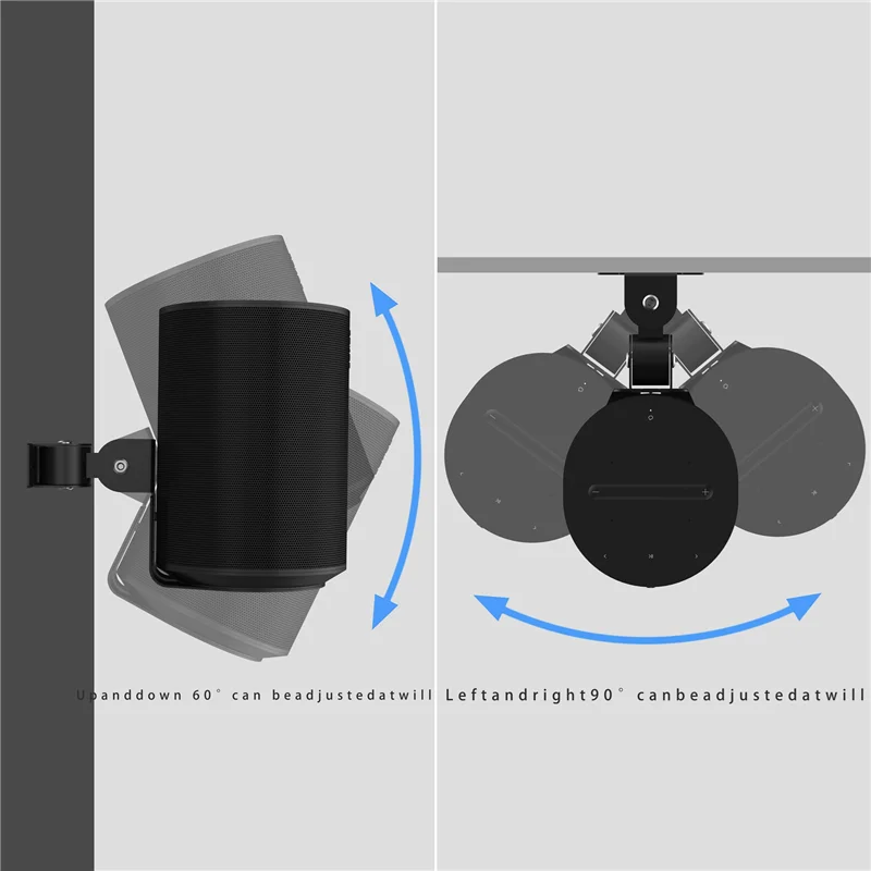 Настенное крепление ABJF-2X для Sono Era100, держатель для умного динамика, кронштейн для умного динамика, умный динамик для настенного подвешивания, черный