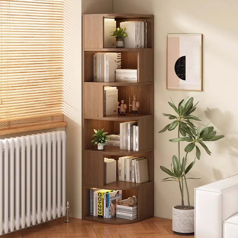 Glass Accessories Book Shelf Decoration Personalized Luxury Office Bookcases Interior Aesthetic Estante Livros Home Furniture