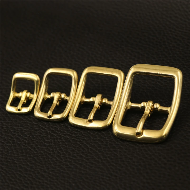 1piece Brass Belt Buckle Tri-glide Adjustable Buckle Pin Buckle for Leather Craft Bag Strap Horse Bridle Halter Harness Parts